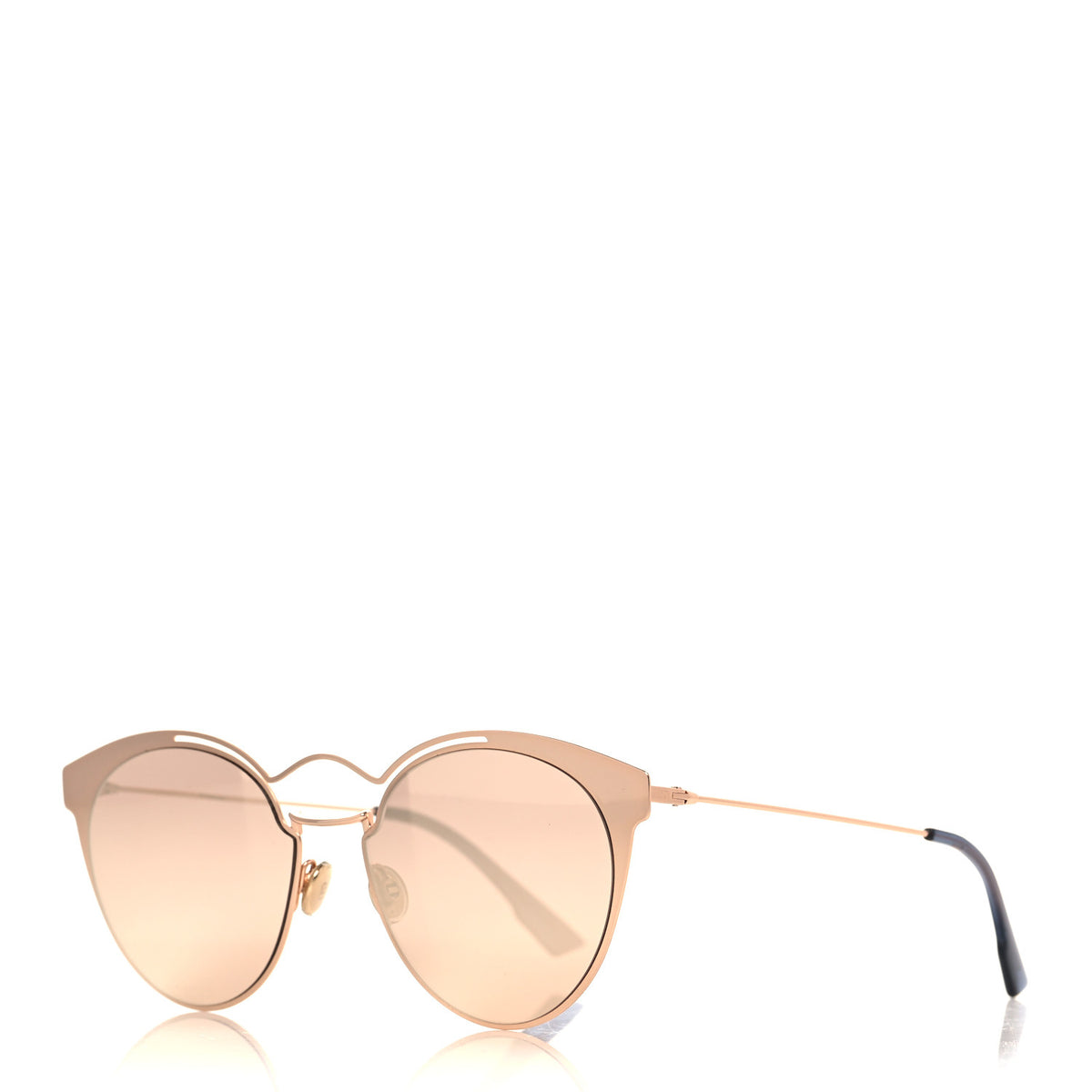 Christian Dior Metal Mirrored Nebula Sunglasses Gold 1 of 7