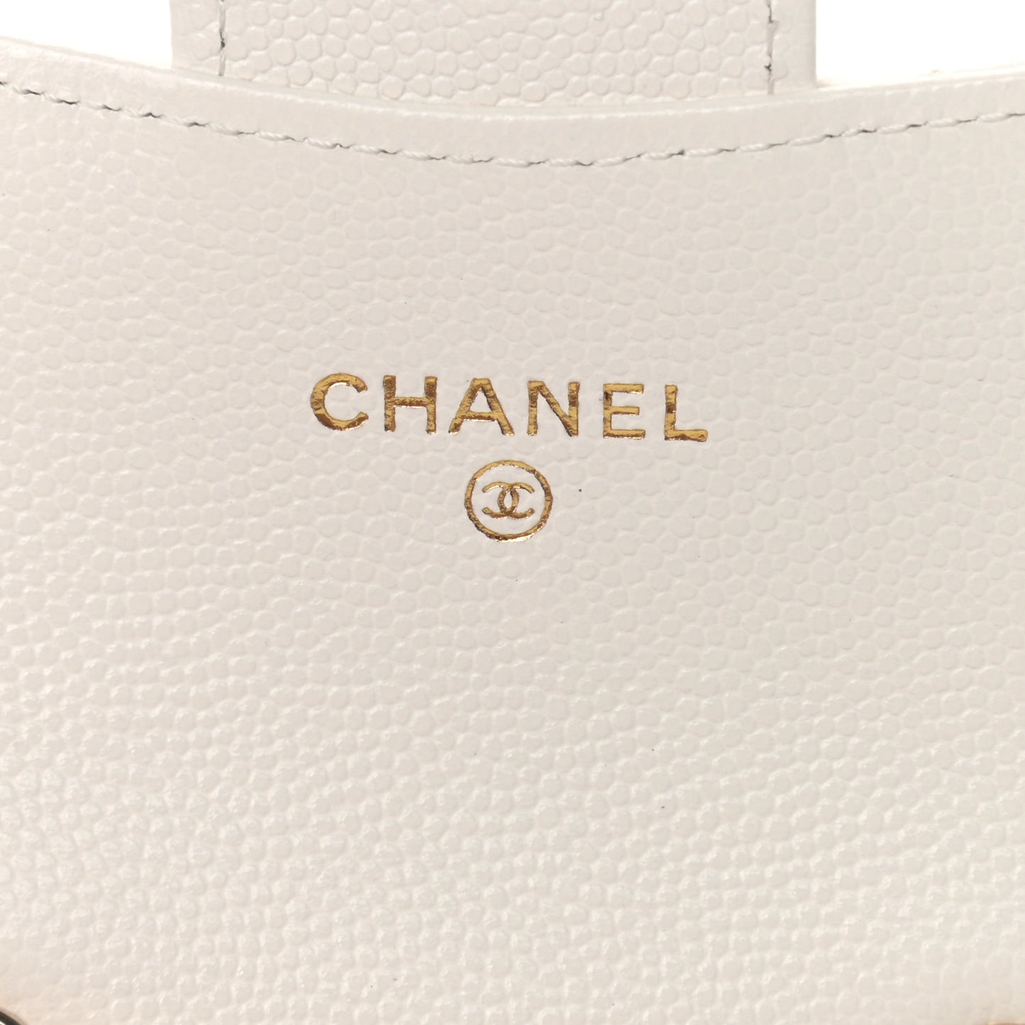 Caviar Quilted Belt Bag White