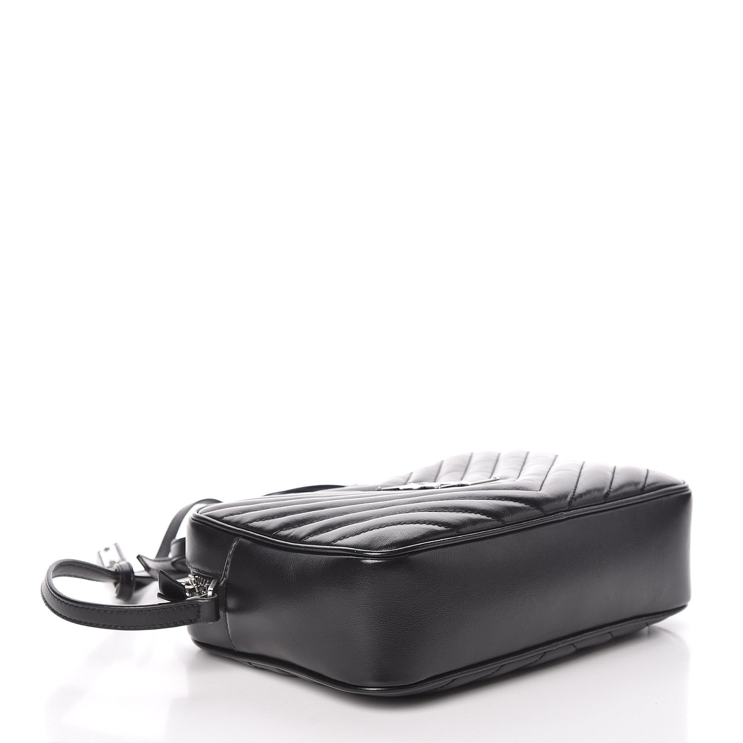 Calfskin Matelasse Monogram Lou Camera Bag Black