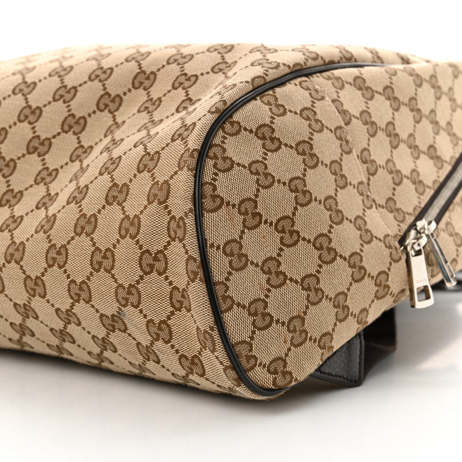 Gucci Monogram Travel Backpack Dark Brown 10 of 11