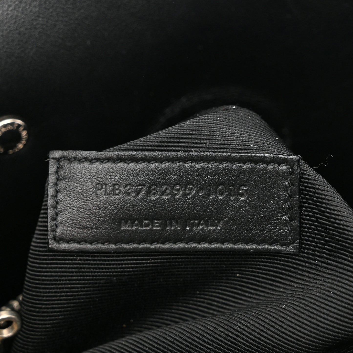 Grained Calfskin Small Sac De Jour Black