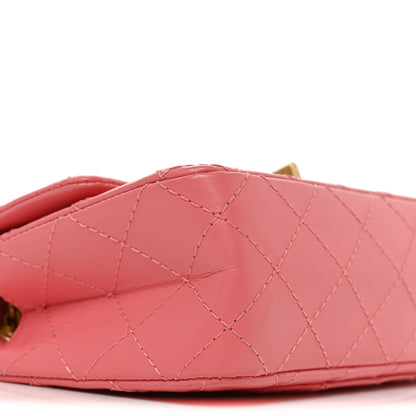 Chanel Aged Calfskin Quilted 2.55 Reissue Mini Flap Coral 9 of 11