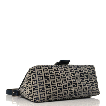 Fendi Zucchino Mama Baguette Navy 4 of 8