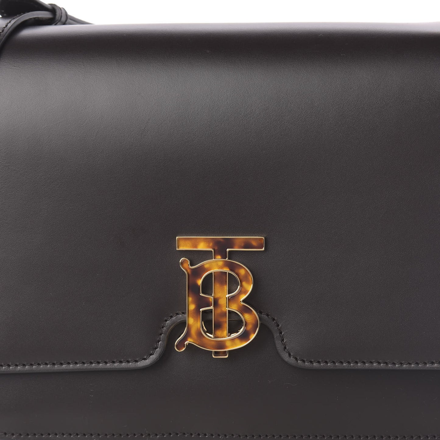 Calfskin Medium TB Bag Coffee