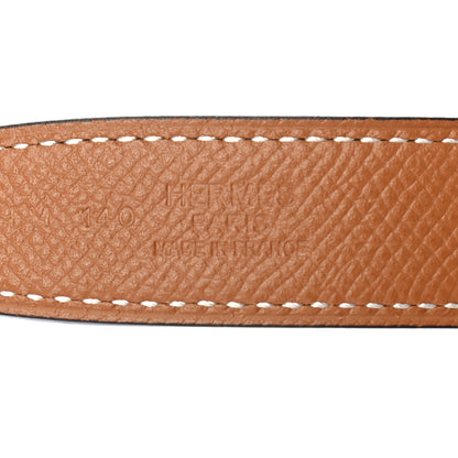 Hermes Swift Epsom 24mm H Belt 80 Black Gold 3 of 6