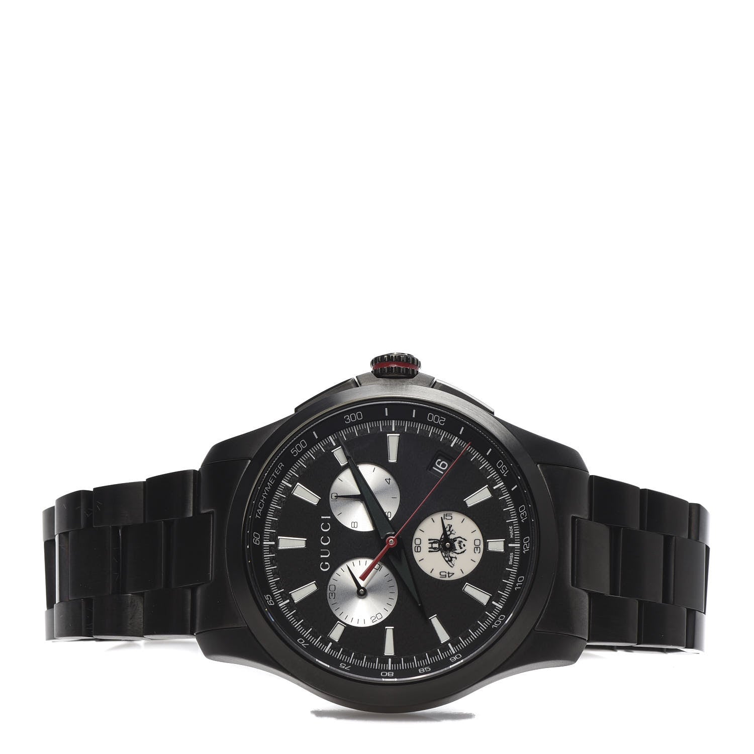 Gucci PVD Stainless Steel 44mm G-Timeless Chronograph Quartz Watch Black 3 of 7