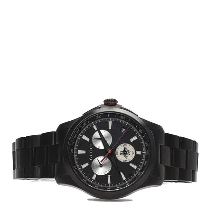 Gucci PVD Stainless Steel 44mm G-Timeless Chronograph Quartz Watch Black 3 of 7