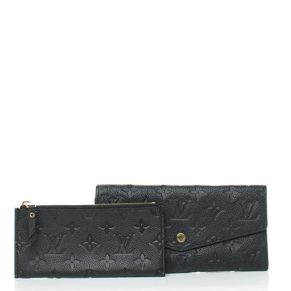 Louis Vuitton Empreinte Curieuse Wallet Black 6 of 11