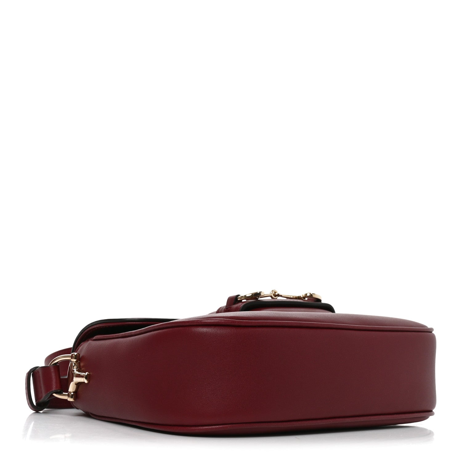 Gucci Arabella Calfskin Horsebit 1955 Shoulder Bag Rosso Ancora 4 of 11