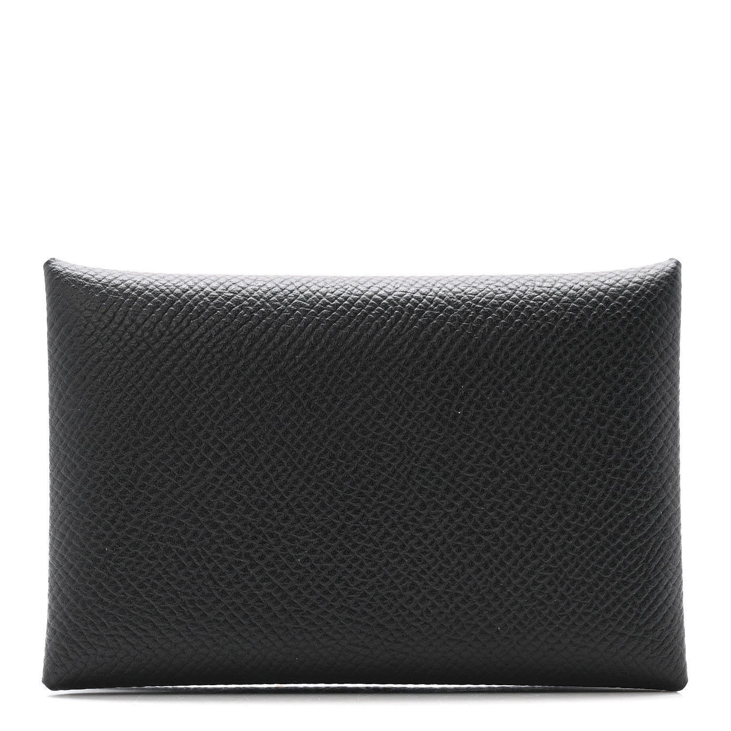 Hermes Epsom Calvi Card Case Black 1 of 8