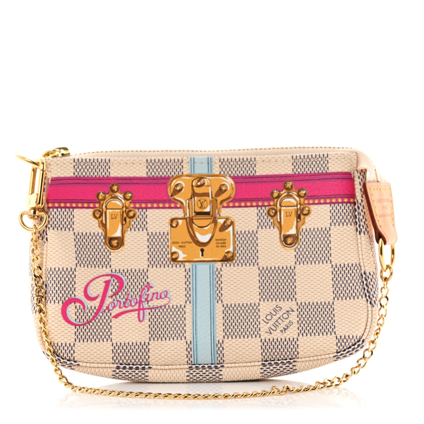 Damier Azur Summer Trunks Portofino Mini Pochette Accessories