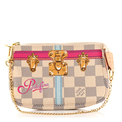 Louis Vuitton Damier Azur Summer Trunks Portofino Mini Pochette Accessories 1 of 7
