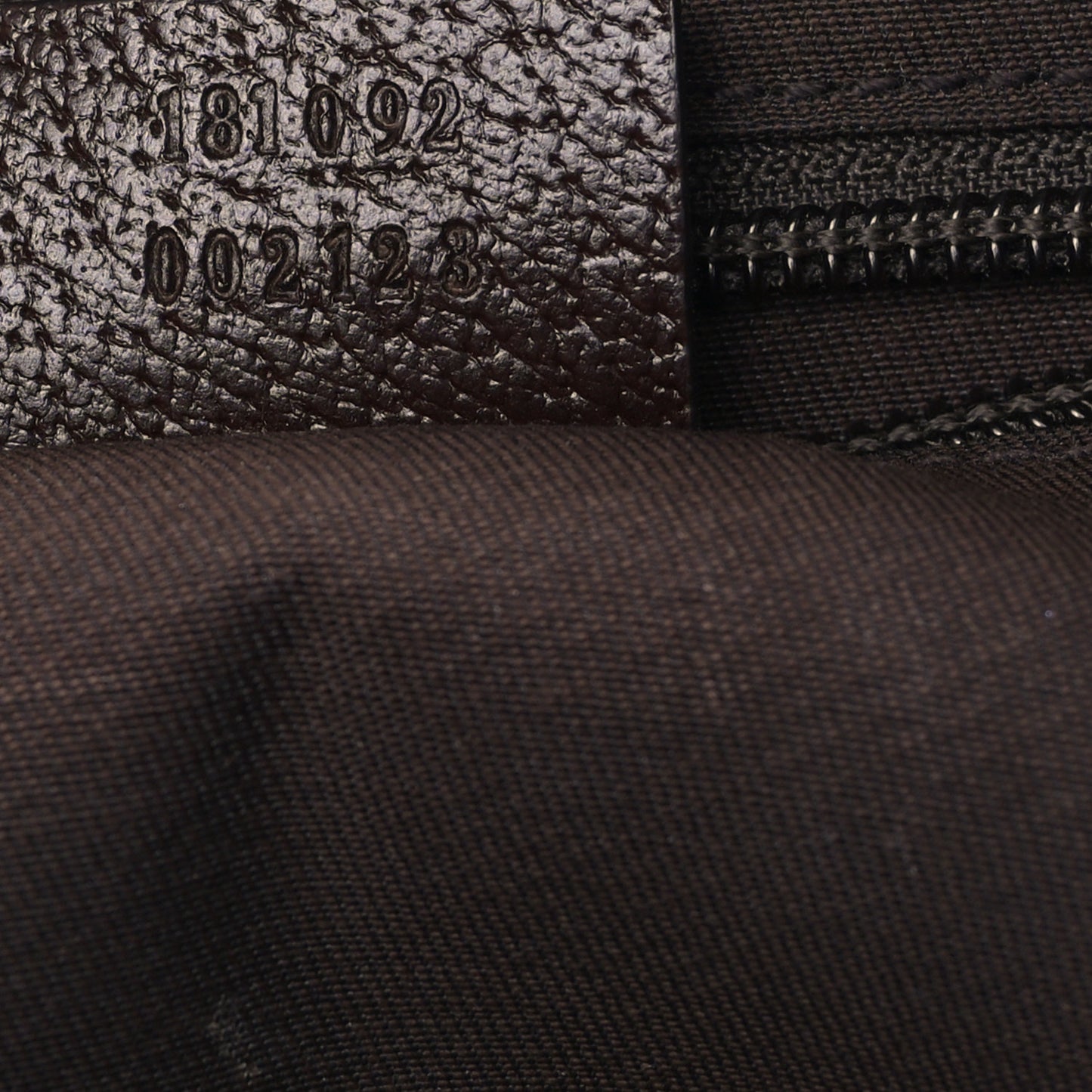 Monogram Web Medium Half Moon Hobo Dark Brown