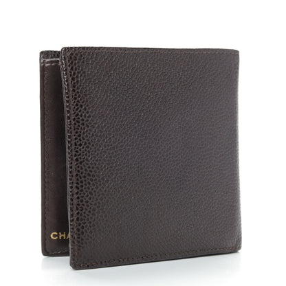 Chanel Caviar Timeless CC Compact Flap Wallet Burgundy 2 of 4