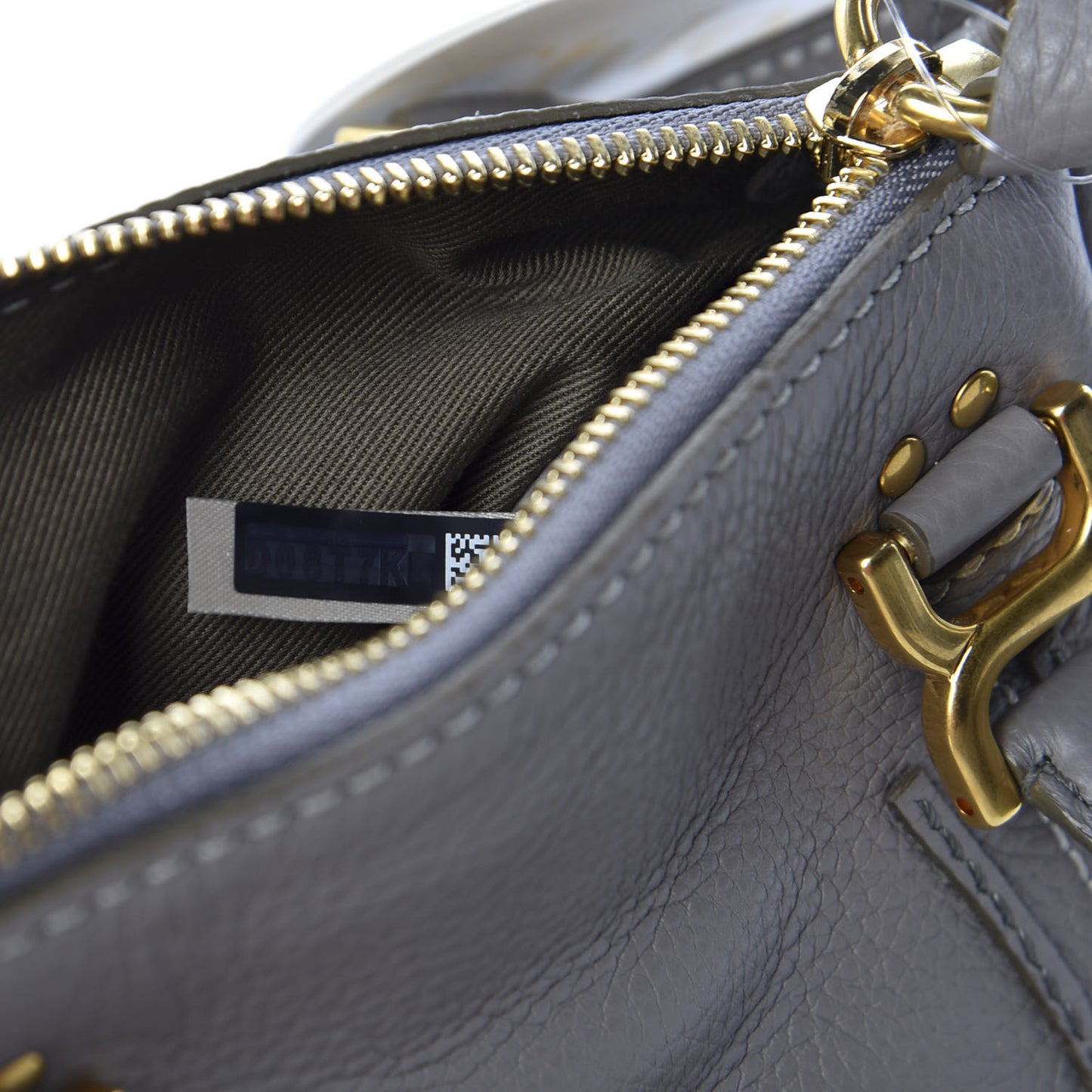 Calfskin Mini Marcie Satchel Cashmere Grey