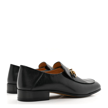 Gucci Goatskin Mens Horsebit Loafers 7 Black 5 of 9