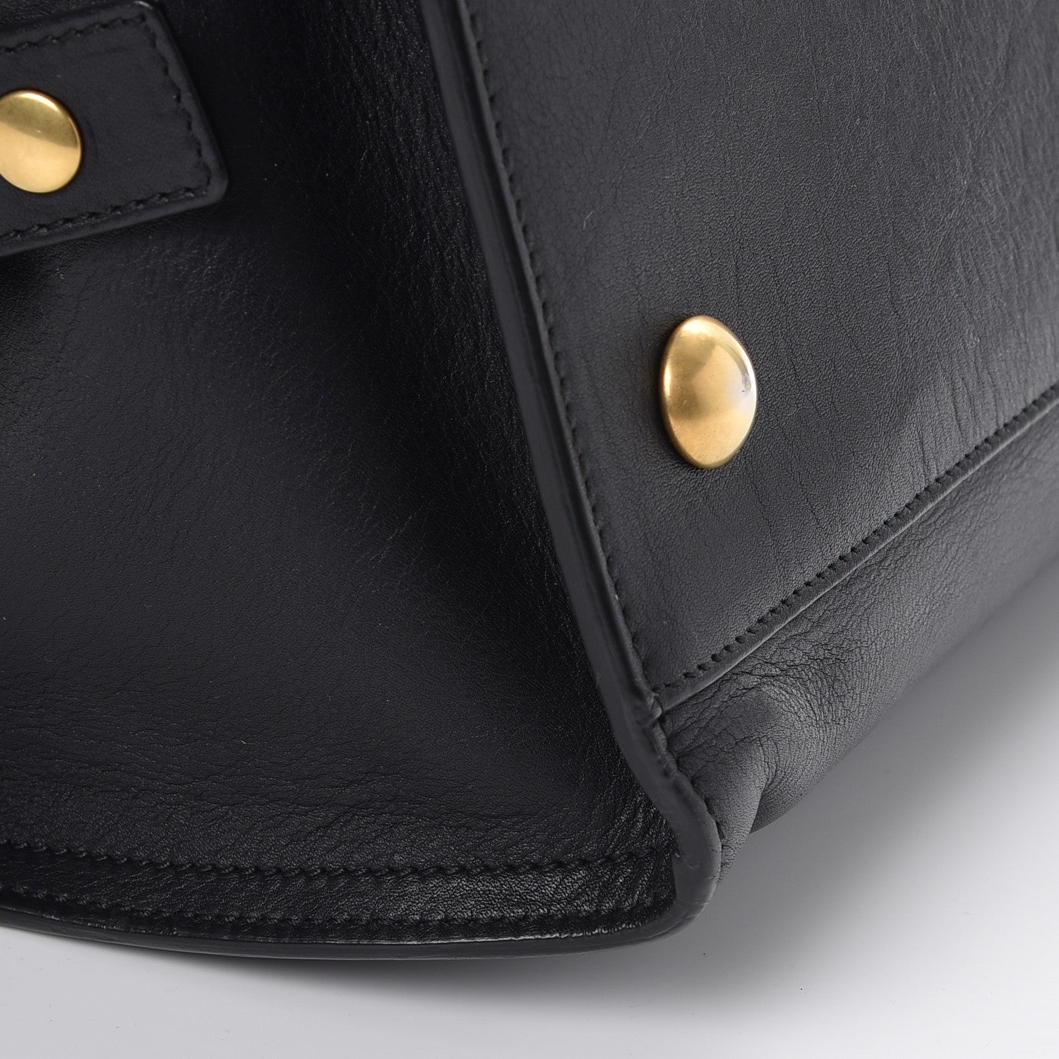 Saint Laurent Calfskin Medium Classic Y Cabas Black 12 of 14