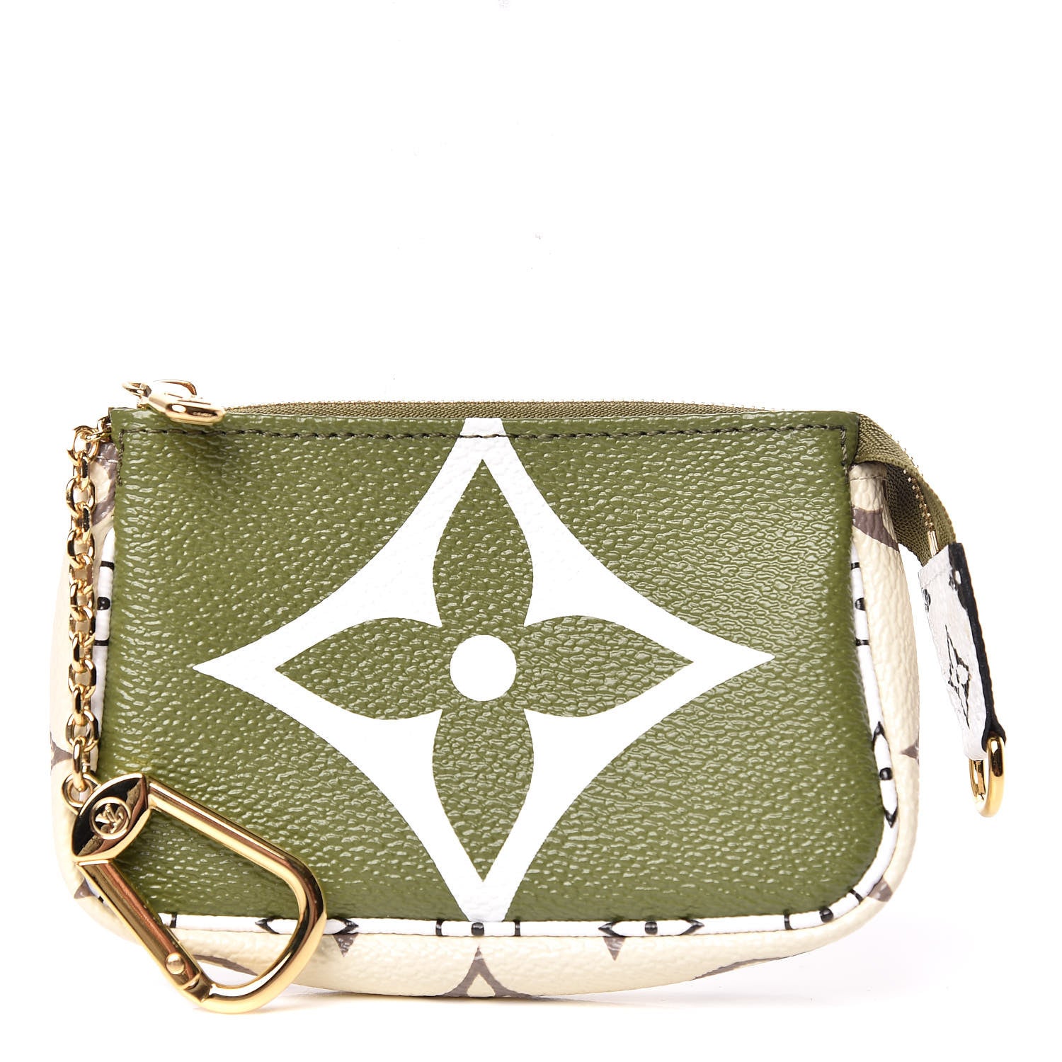 Louis Vuitton Monogram Giant Micro Pochette Accessories Kaki White 1 of 8