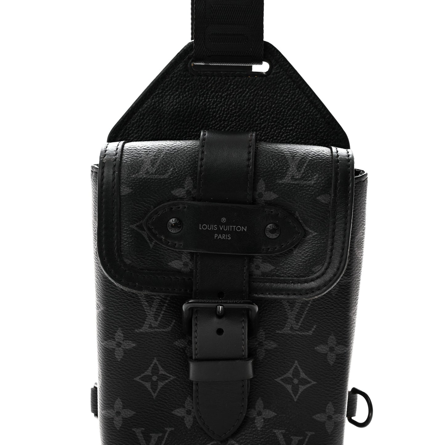 Monogram Eclipse Saumur Slingbag Black