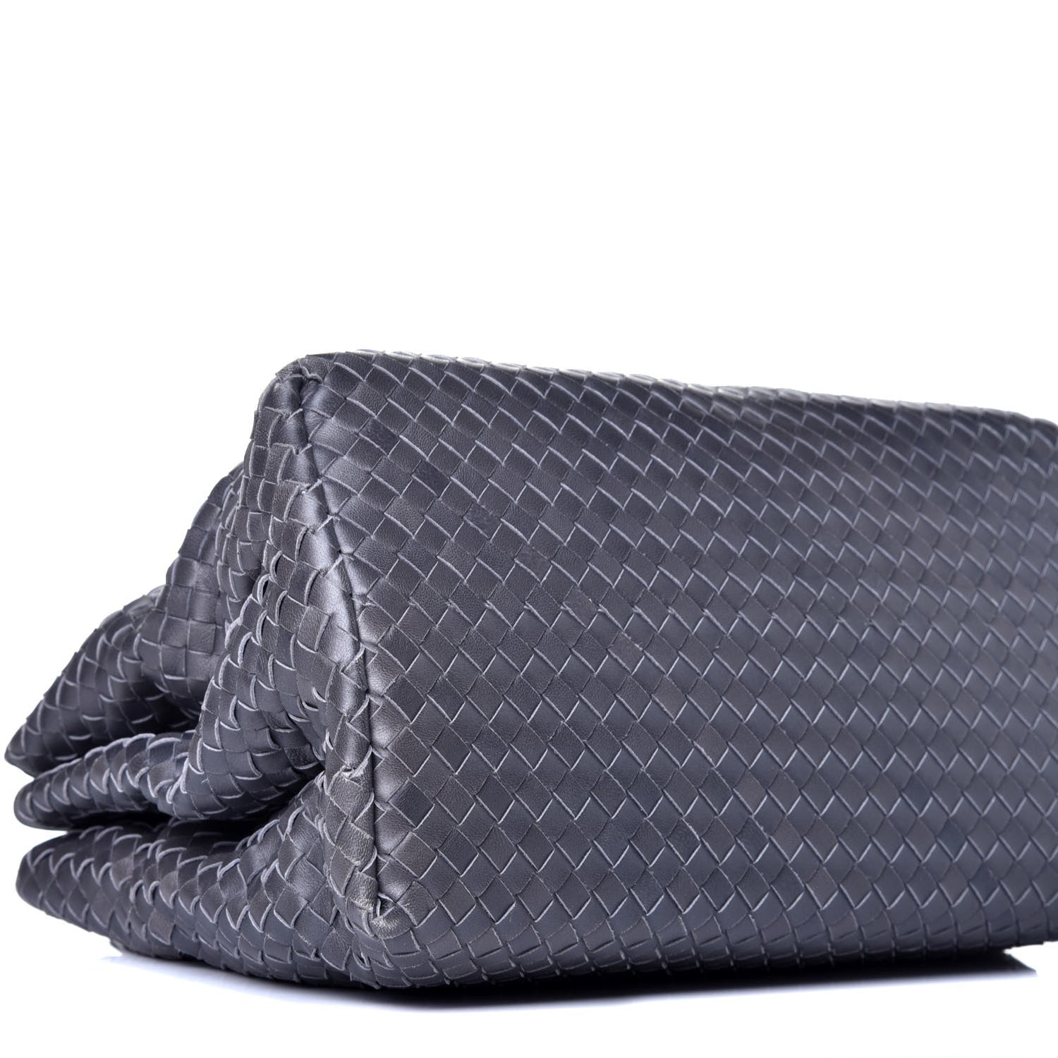 Bottega Veneta Nappa Intrecciato Medium Roma Tote Ferro Gray 7 of 9