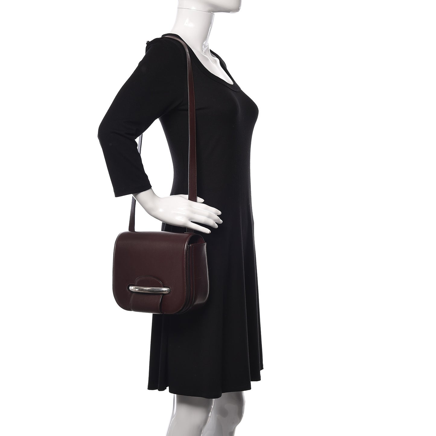 Smooth Calfskin Small Selwood Oxblood