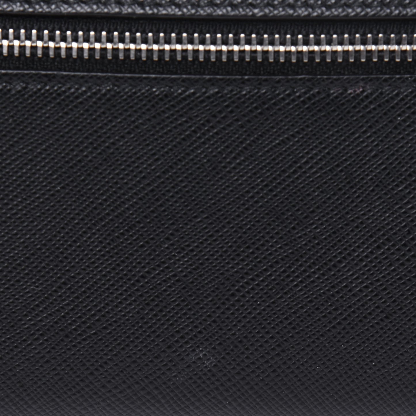 Saffiano Metal Continental Flap Wallet Black