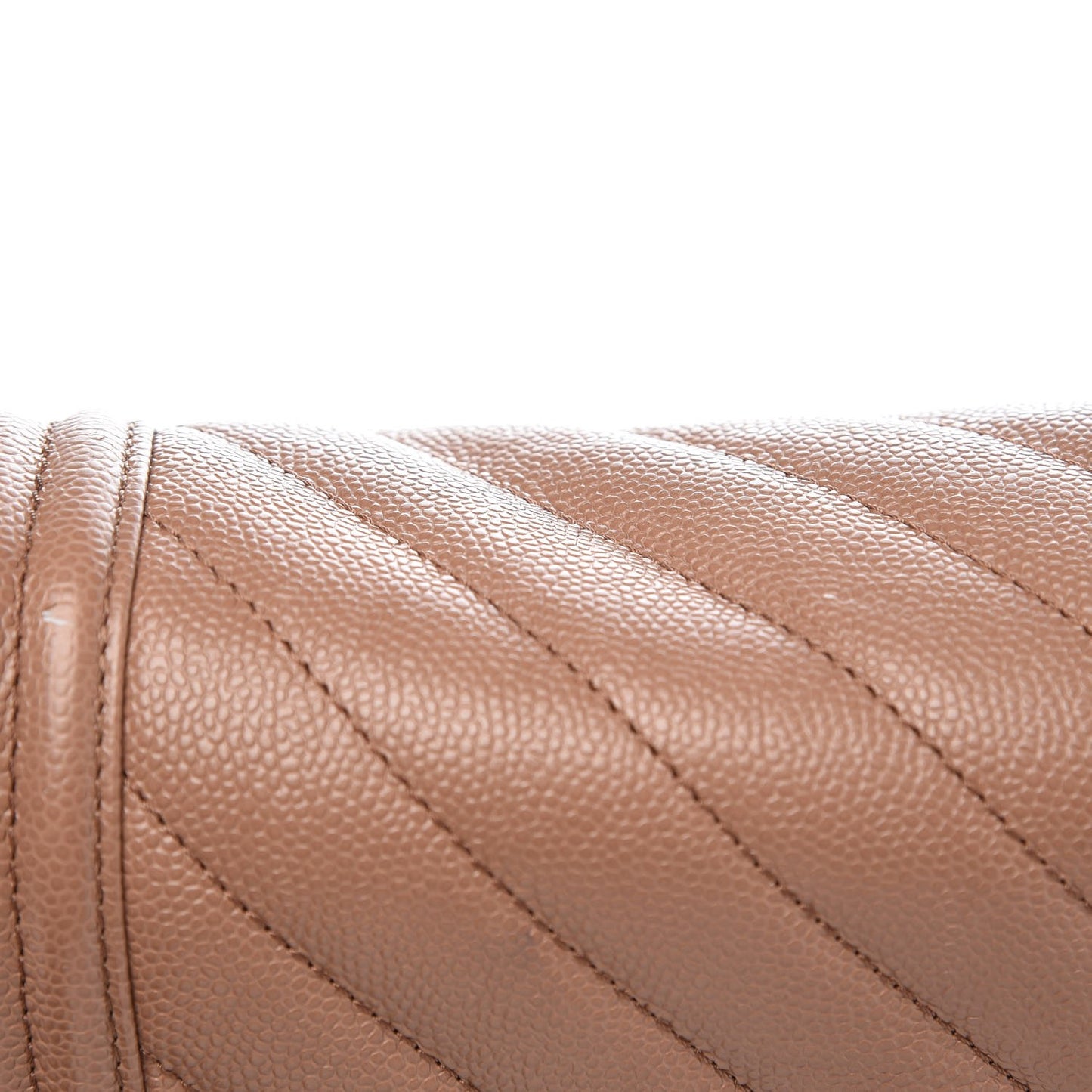 Caviar Chevron Quilted New Medium Boy Flap Light Brown