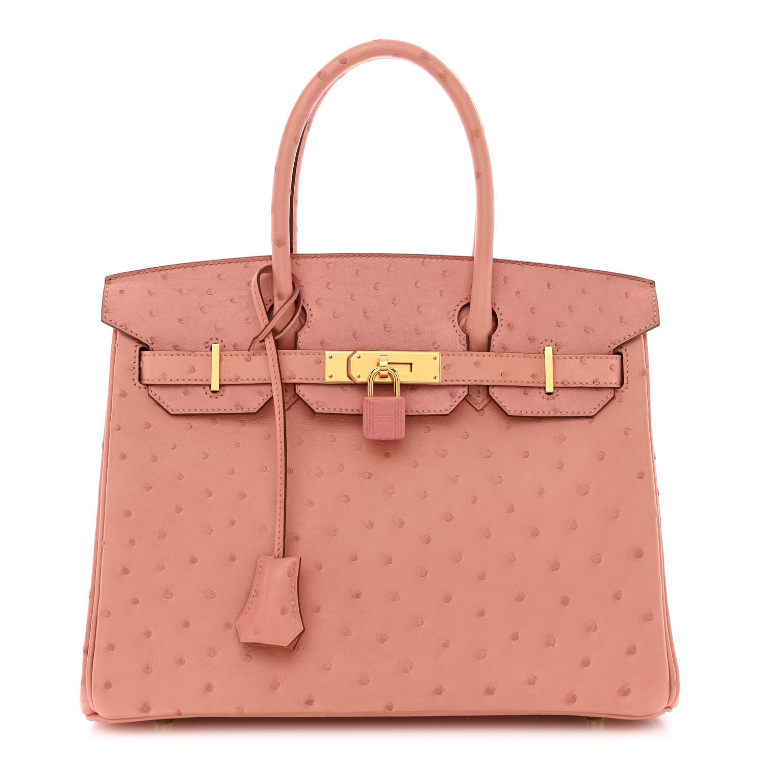 Hermes Ostrich Birkin 30 Terre Cuite 1 of 13