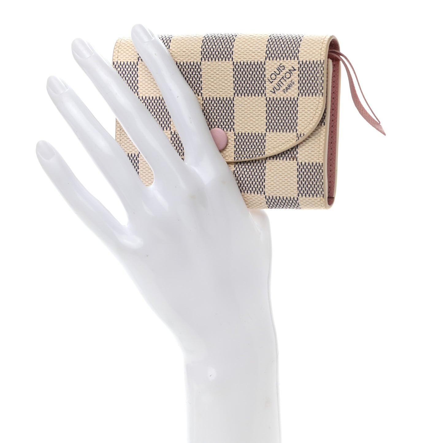 Damier Azur Rosalie Coin Purse Rose Ballerine