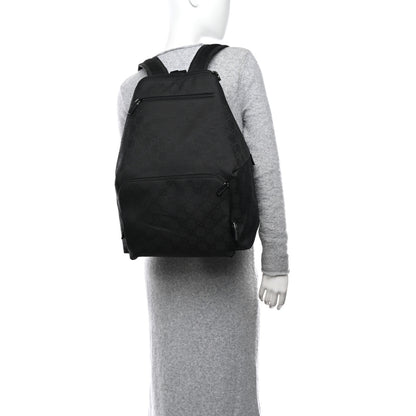 Gucci Nylon Monogram Medium Backpack Black 1 of 9