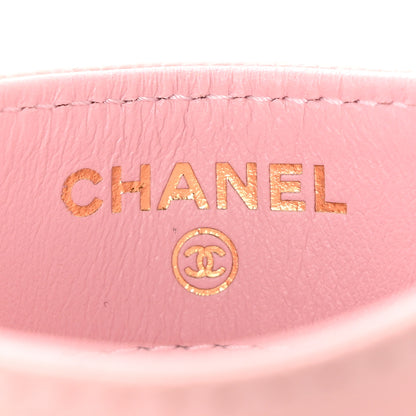 Chanel Caviar Quilted Card Holder Light Pink 6 of 9