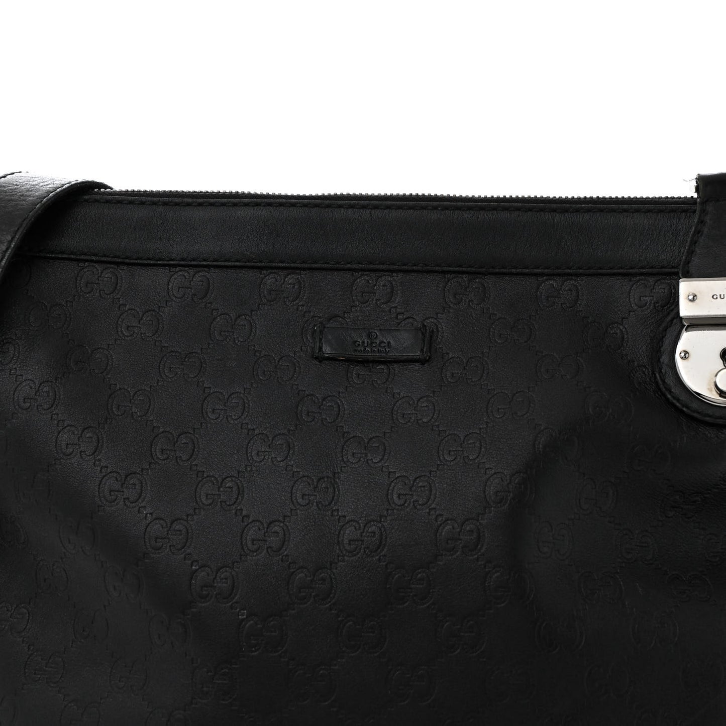 Guccissima GG Messenger Bag Black
