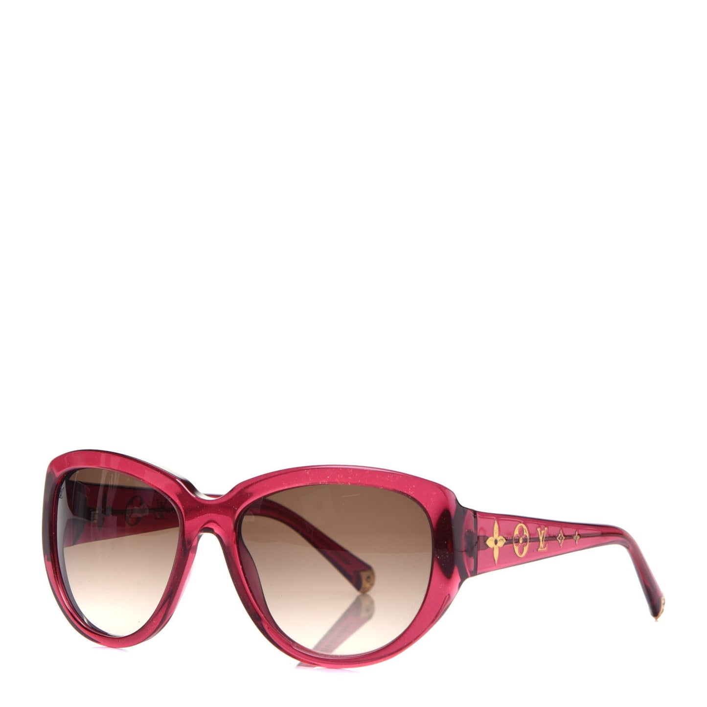 Acetate Obsession Cat Eye Sunglasses Z0626W Glitter Fuchsia
