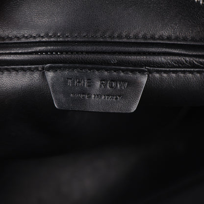 The Row Polished Saddle Calfskin Agnes Bag Black 6 of 9