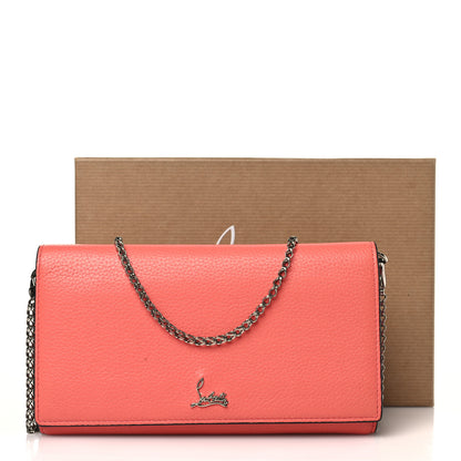Christian Louboutin Calfskin Boudoir Chain Wallet Capucine 14 of 14