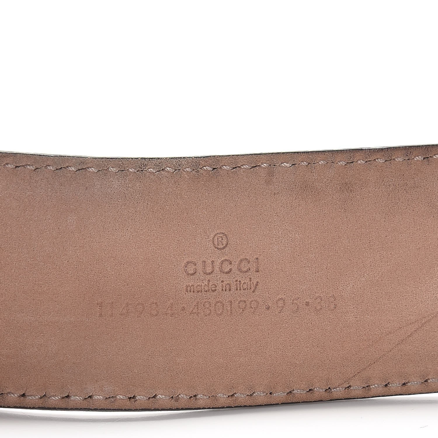 Gucci Calfskin Web Interlocking G Belt 95 38 Black 6 of 8