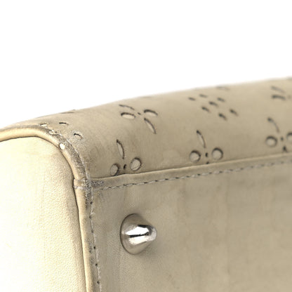 Christian Dior Nubuck Perforated Medium Lady Dior Beige 7 of 18