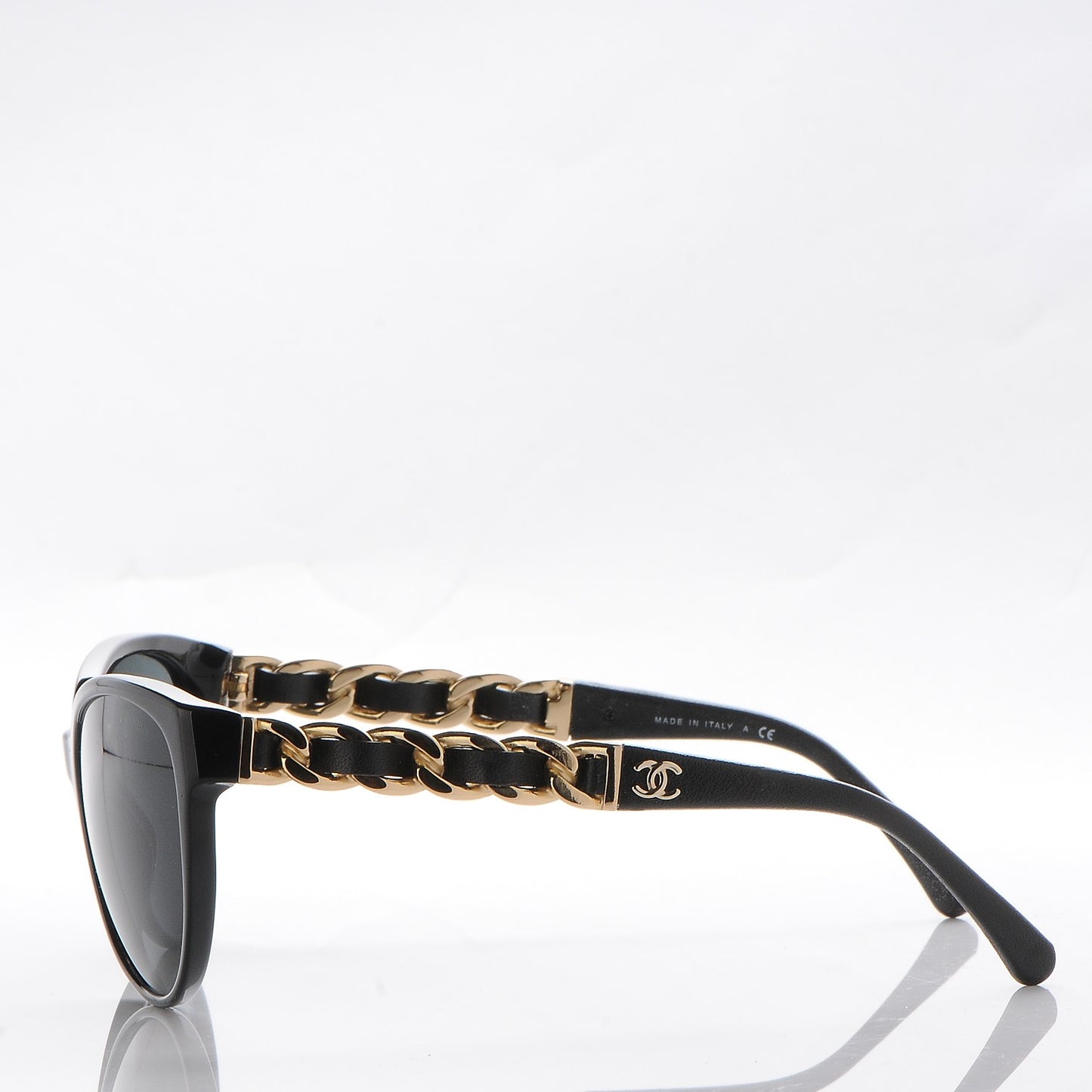 CC Chain Sunglasses 5215Q Black