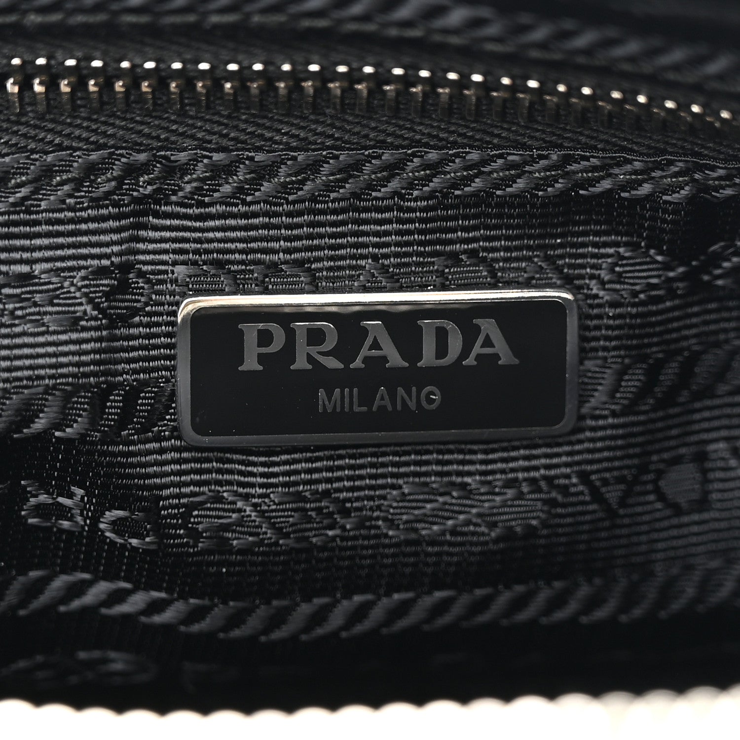 Prada Nylon Tessuto Impuntu Quilted Crossbody Bag Black 6 of 10