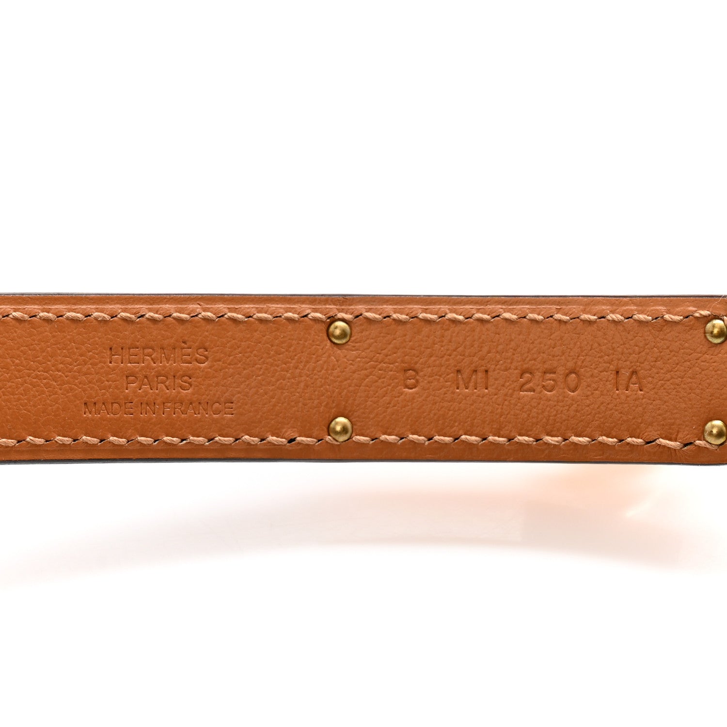 Hermes Epsom Kelly Belt Black 3 of 4