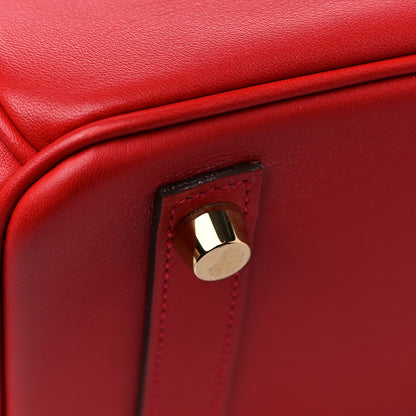Hermes Swift Birkin 25 Rouge Casaque 15 of 15