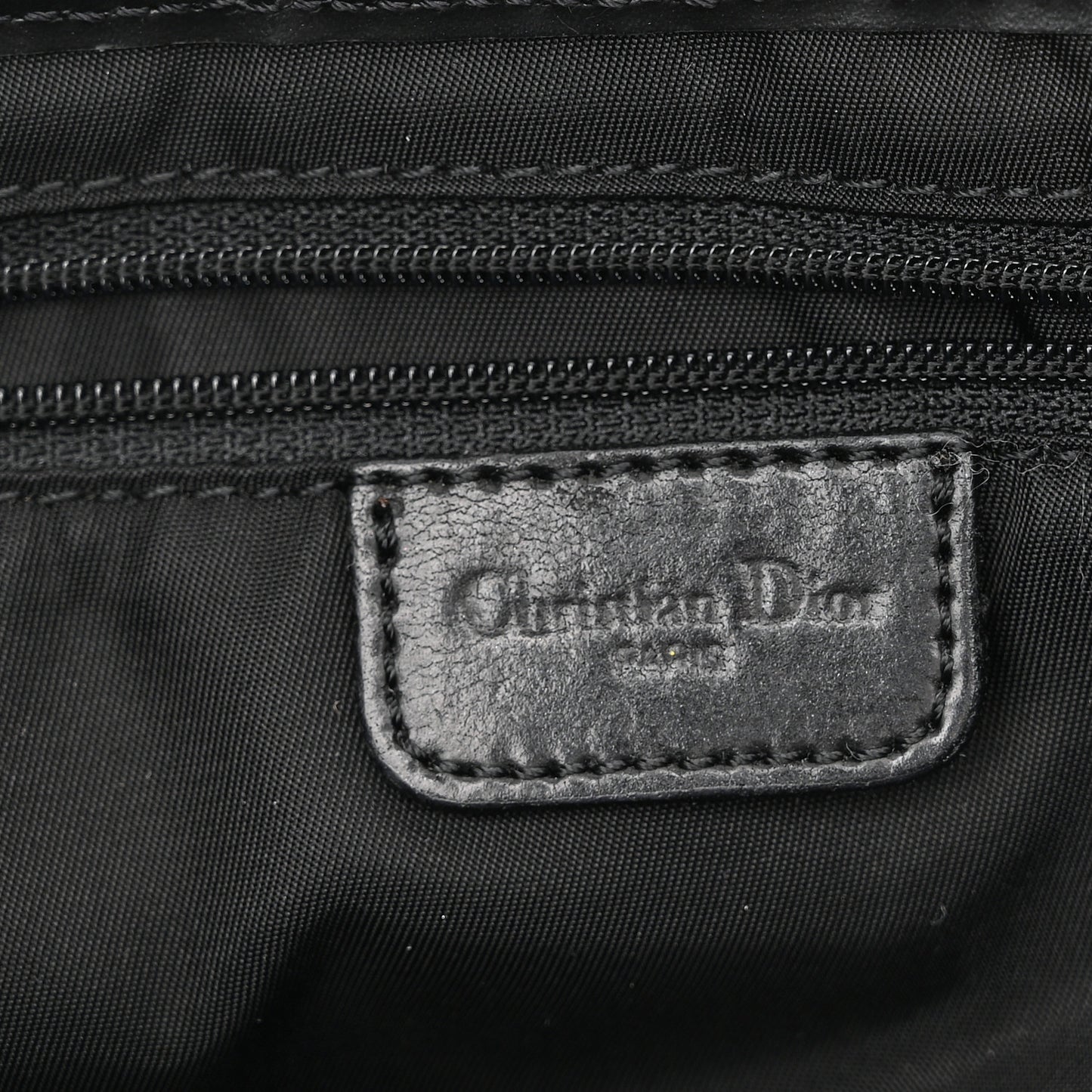 Monogram Saddle Bag Black