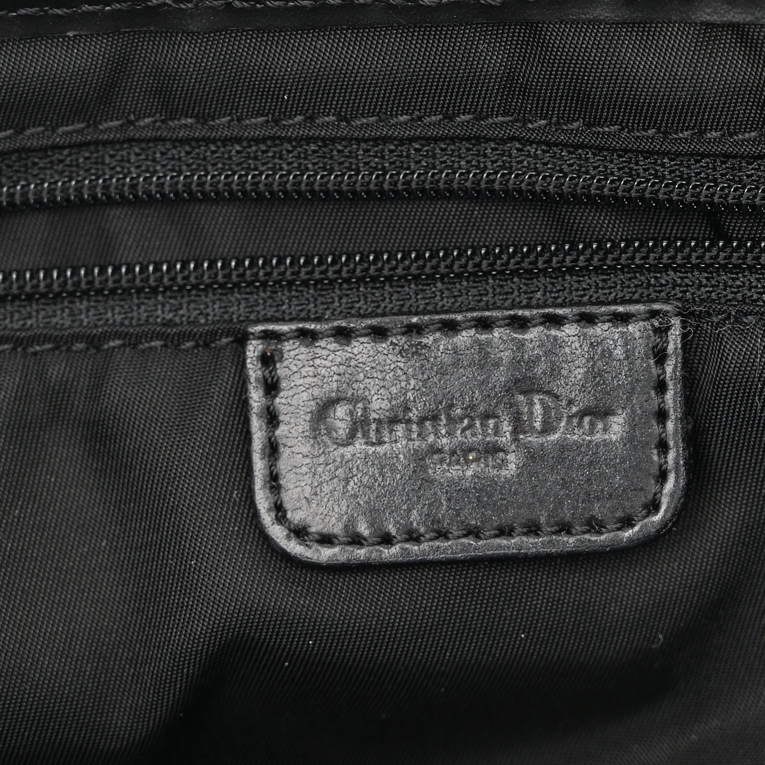 Christian Dior Monogram Saddle Bag Black 6 of 11