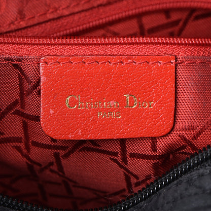 Christian Dior Nylon Cannage Medium Lady Dior Black 7 of 12