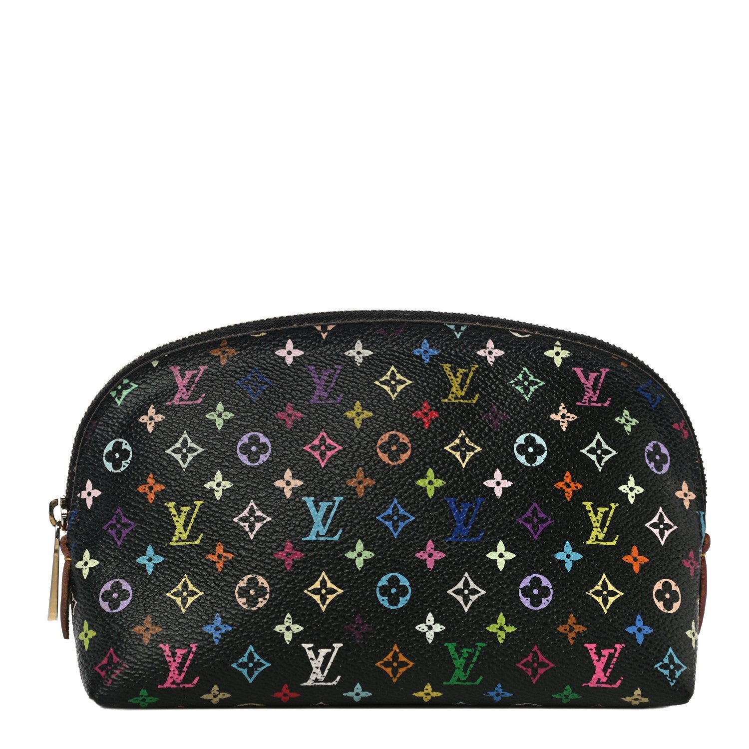 Louis Vuitton Monogram Multicolor Cosmetic Pouch Black Grenade 1 of 12