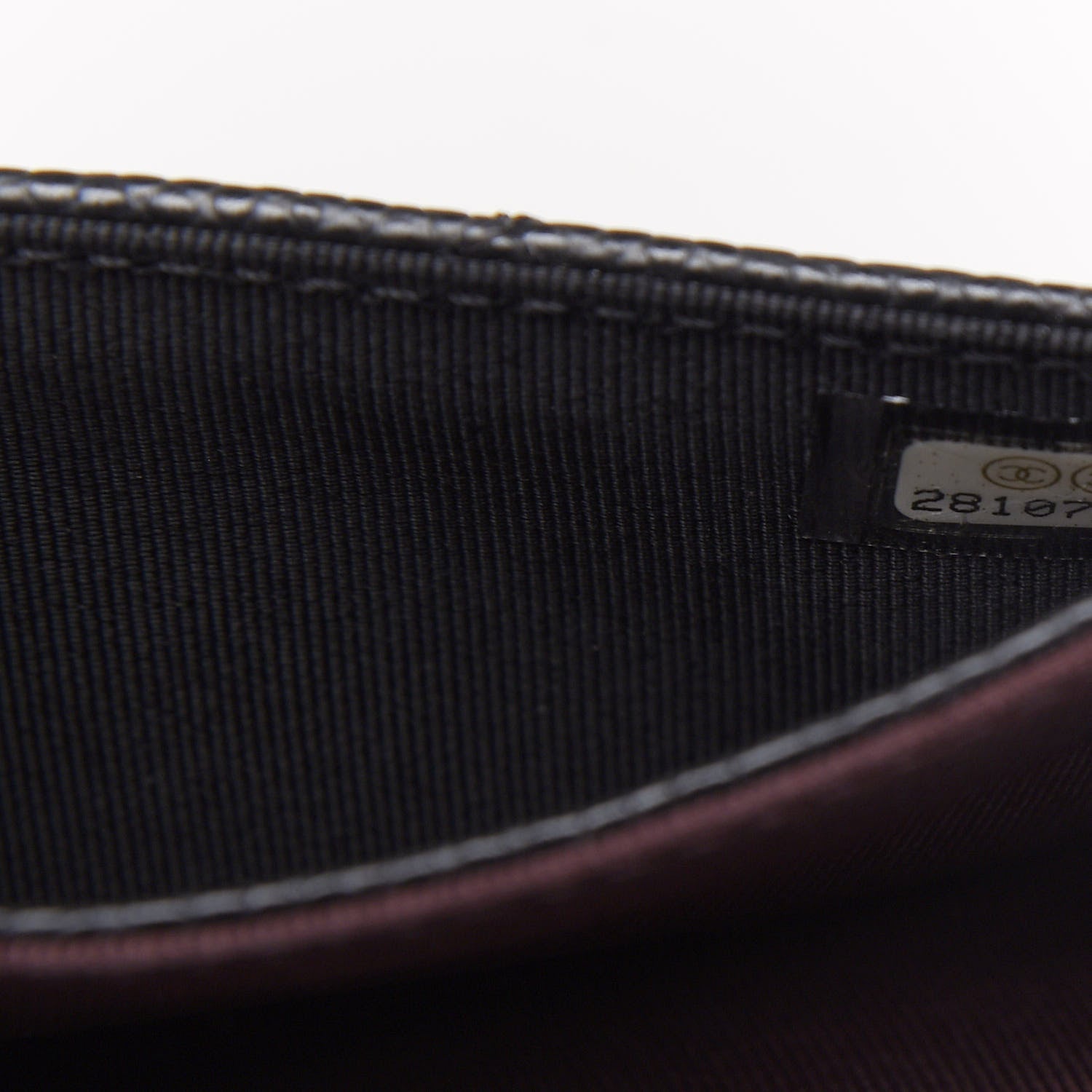 Chanel Caviar Quilted Flap Card Holder Wallet Black 8 of 9