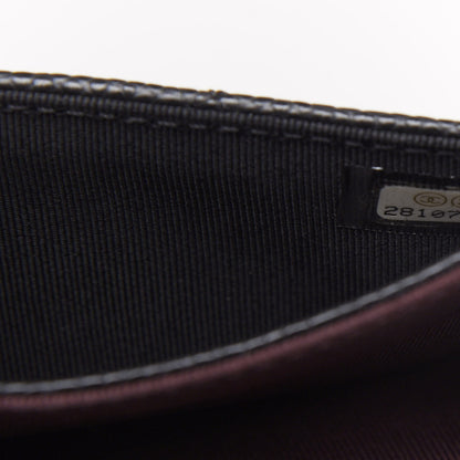 Chanel Caviar Quilted Flap Card Holder Wallet Black 8 of 9