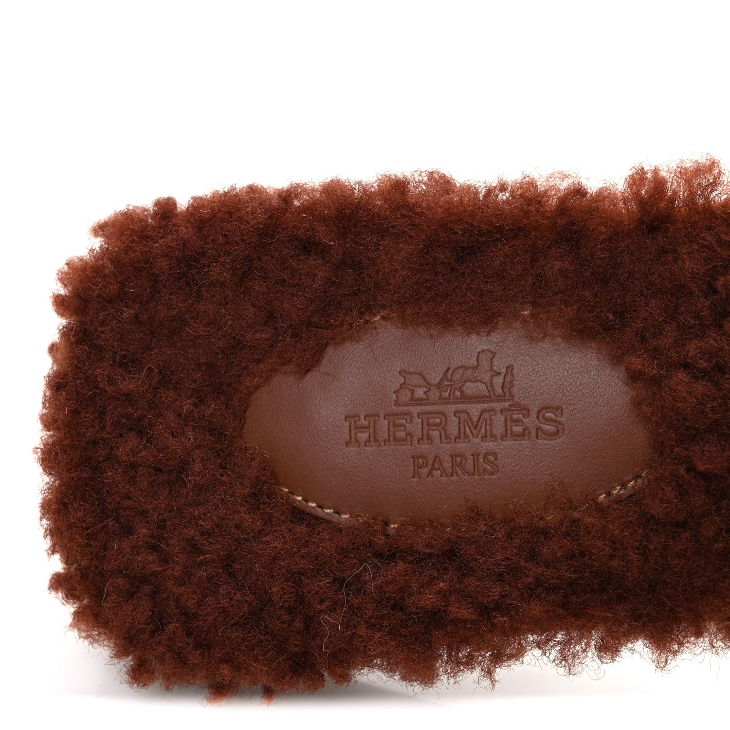 HERMES ブラウンファーサンダル Hermes Woolskin Oran Sandals 37.5 Cognac 1762633 – FASHIONPHILE