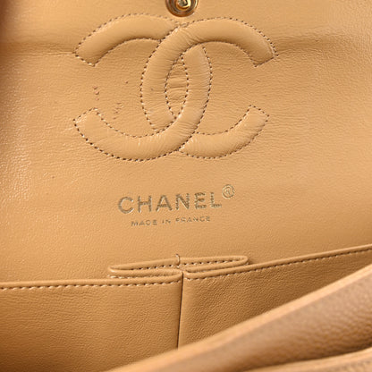 Chanel Caviar Quilted Small Double Flap Beige 6 of 13