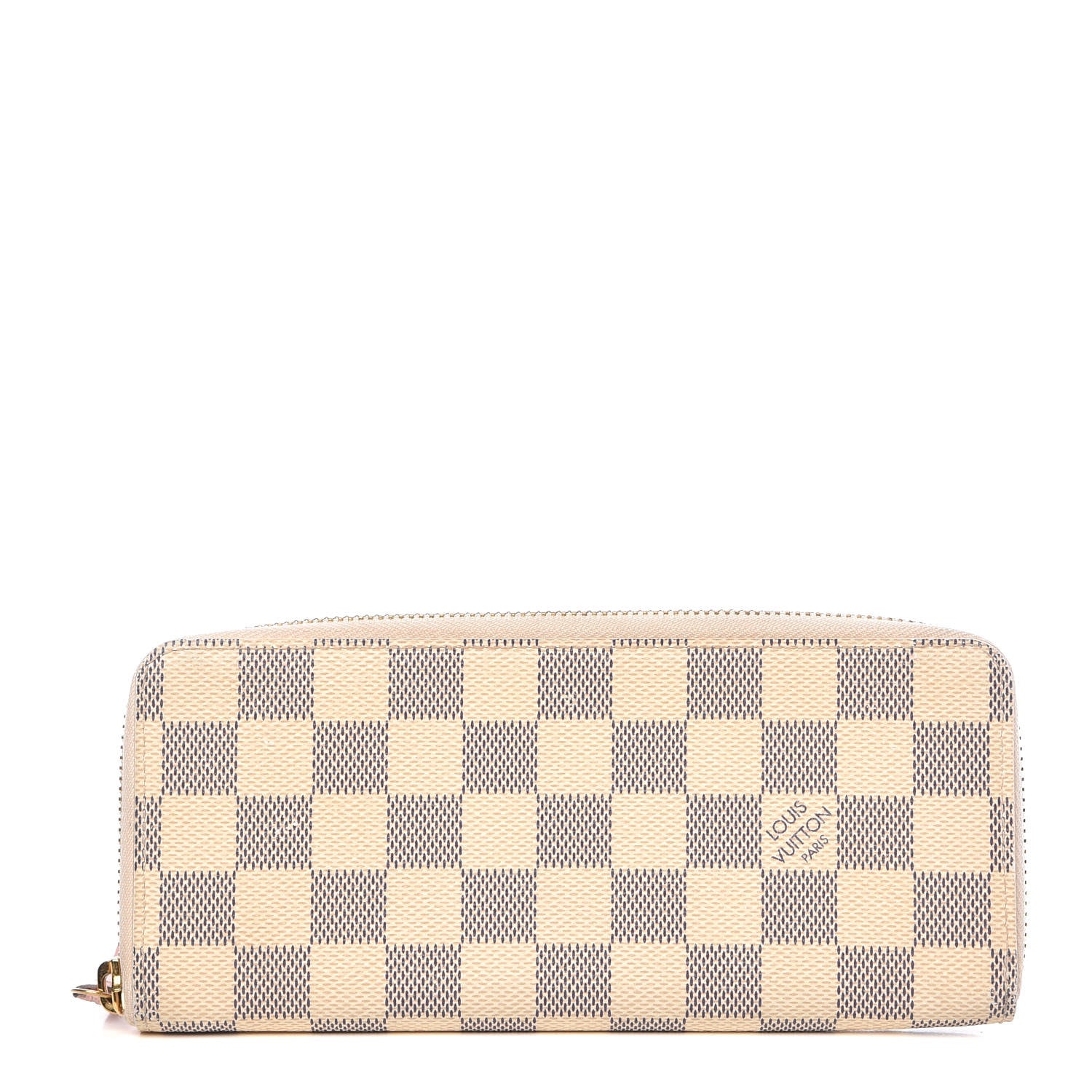 Louis Vuitton Damier Azur Clemence Wallet Rose Ballerine 1 of 9